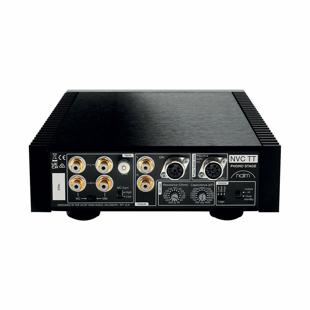 Naim audio phono stage with connectors