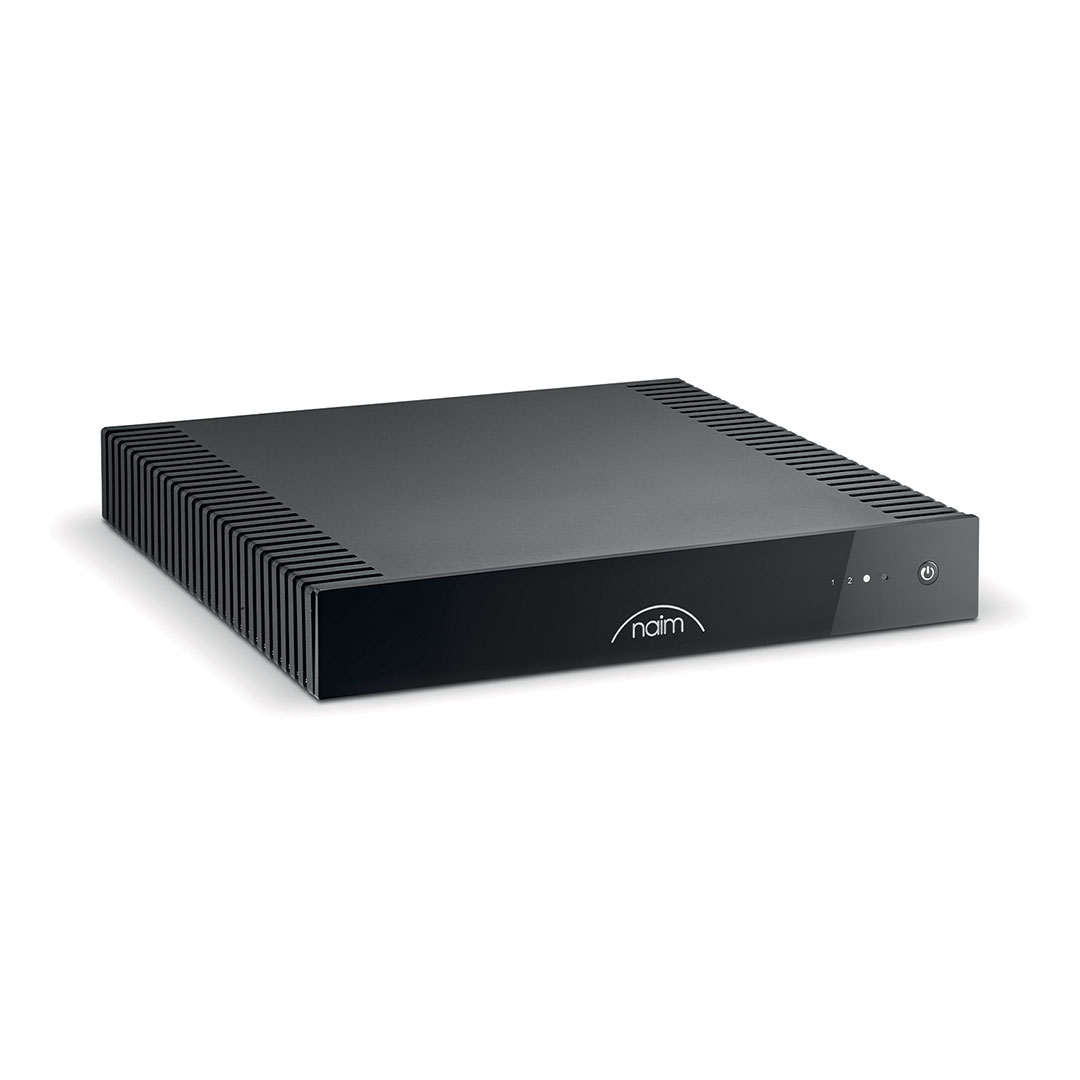 Naim audio amplifier with black sleek design