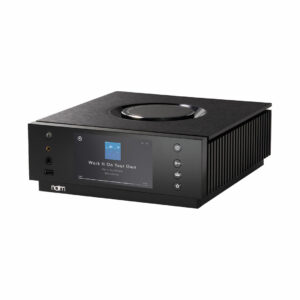 High-end audio player with digital display.