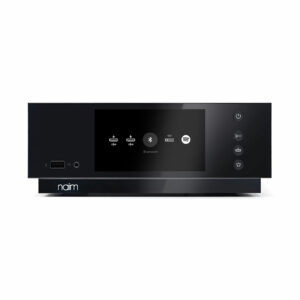 Naim audio streaming device with digital display.
