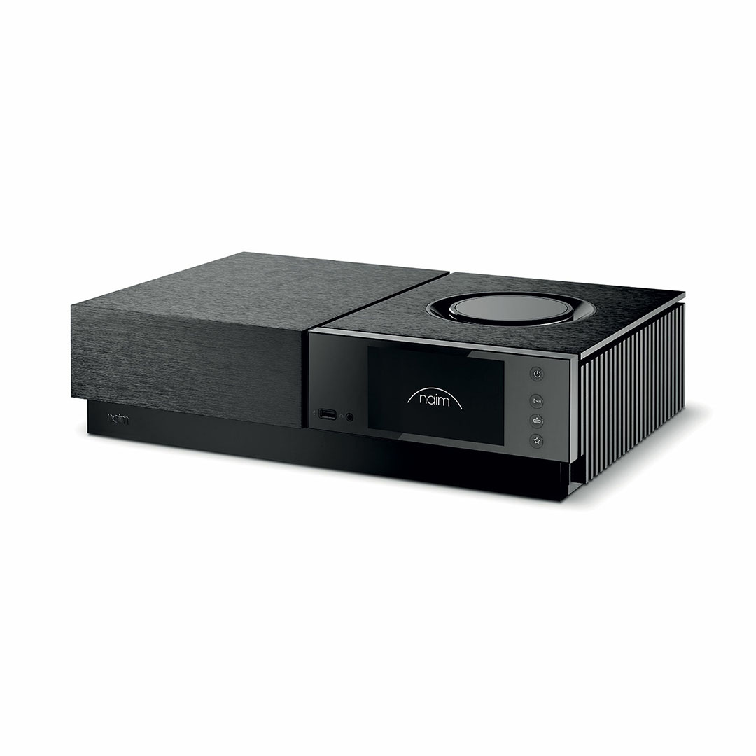Naim wireless music system, black, front view
