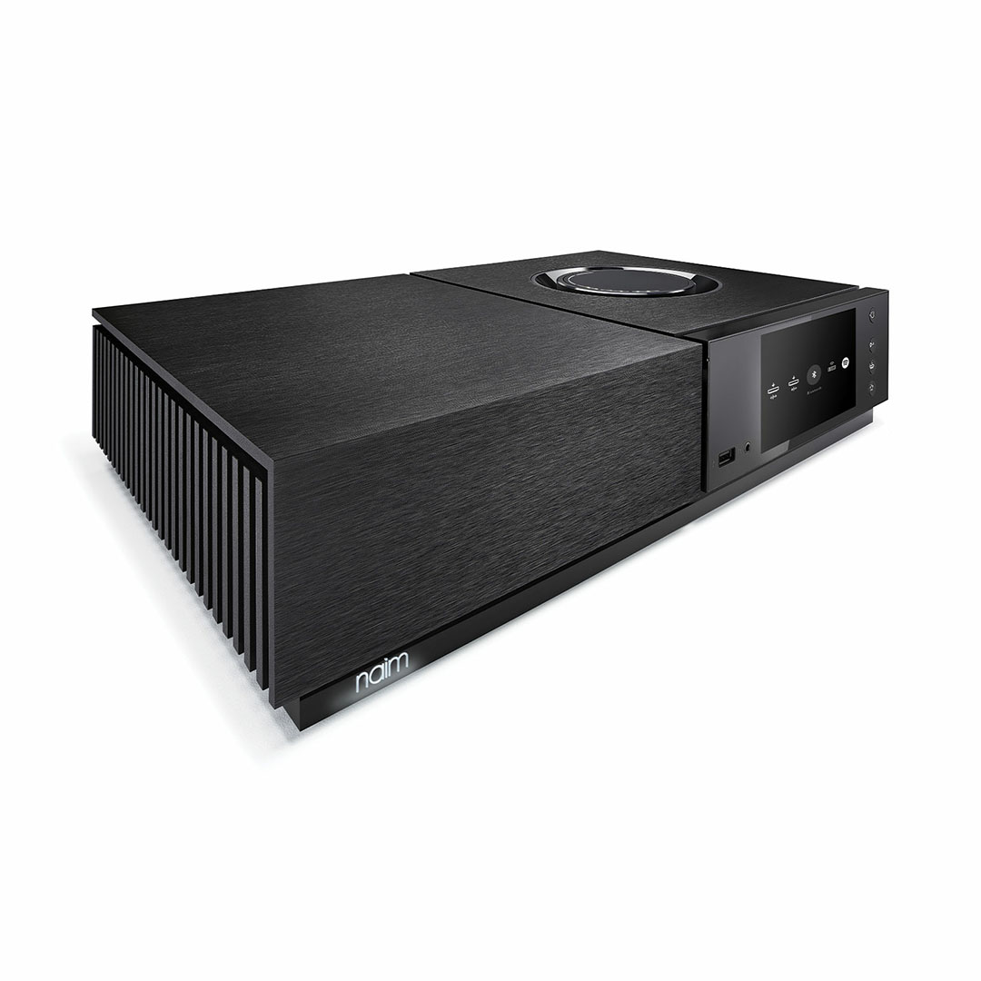 Naim audio player with sleek black design