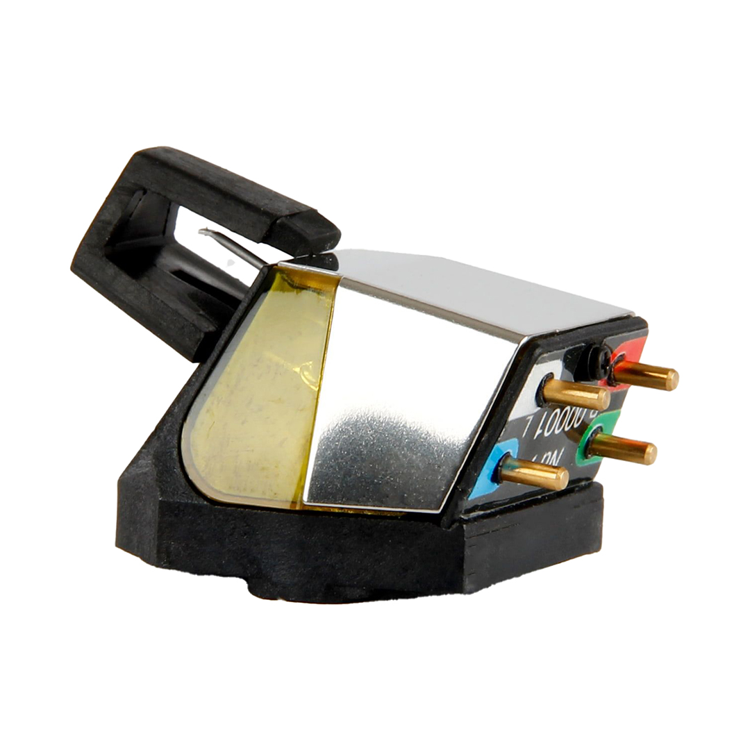 Phono cartridge for turntables, close-up view.