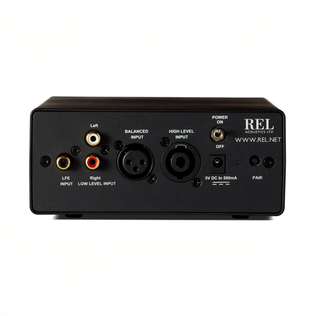 Amplifier back panel with various input ports