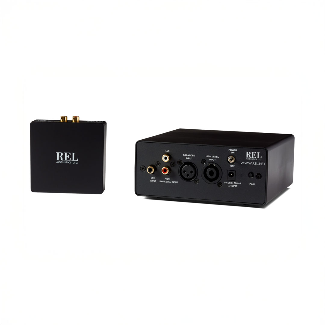 REL Acoustics subwoofer receiver and transmitter