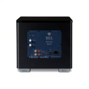 Back view of REL subwoofer HT/1205 MKII.