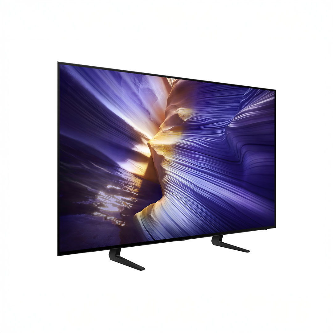 Modern flat-screen TV with colorful display