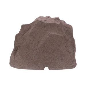 Brown textured artificial rock cover