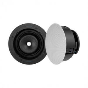 Round ceiling speakers with grille cover