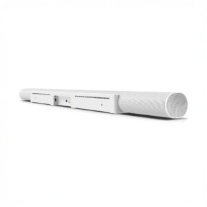 White wireless soundbar on white background
