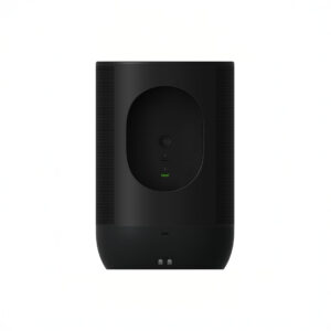 Black smart speaker with buttons, best buy