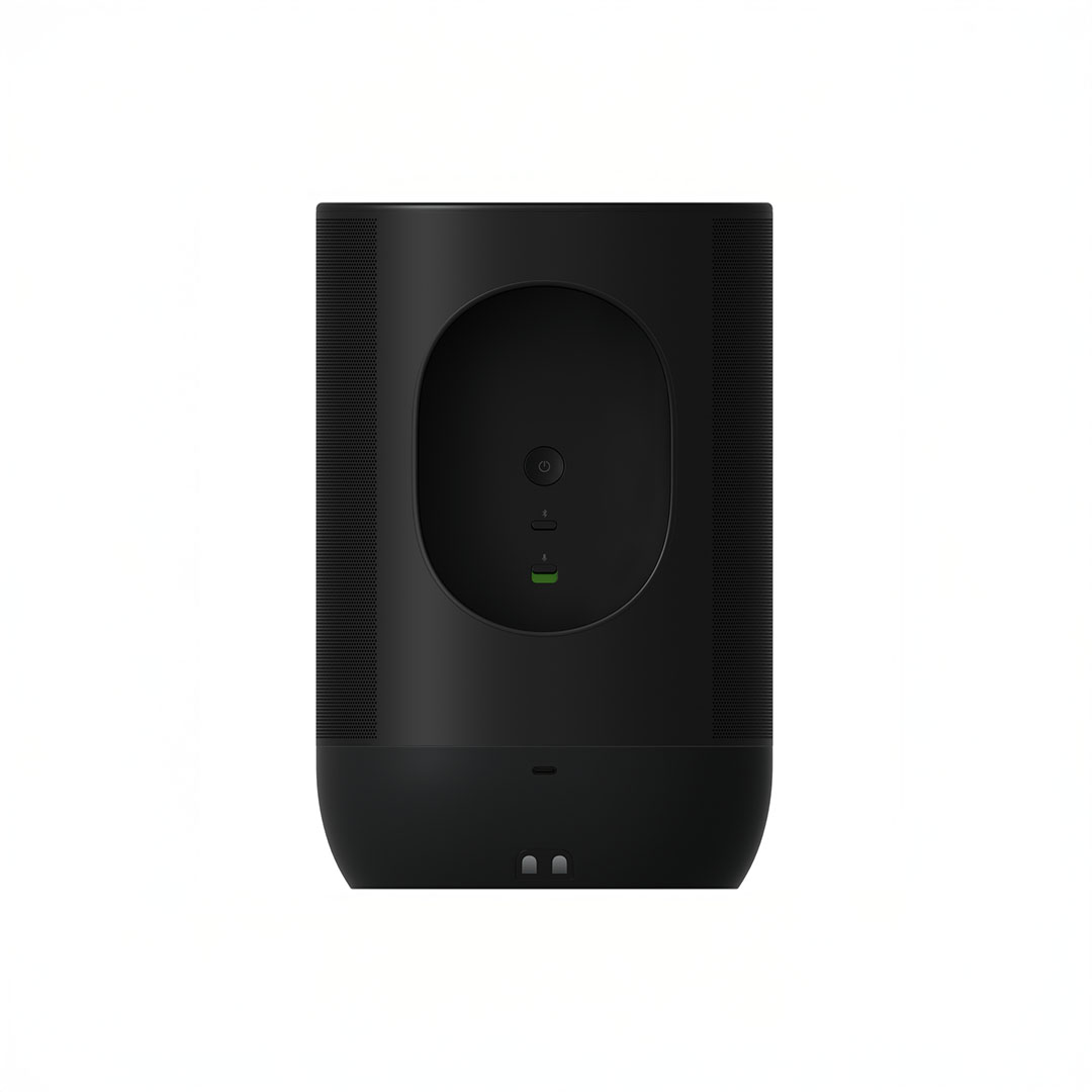 Black smart speaker with buttons, best buy