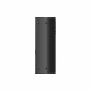 Black rectangular speaker on white background