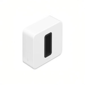 White rectangular wireless speaker