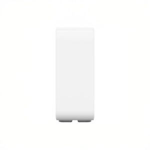 White vertical rectangular device on a blank background.