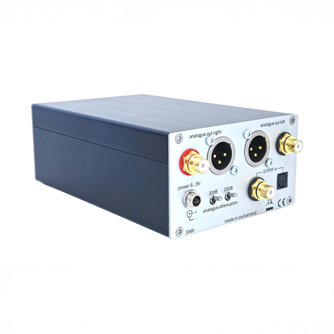 Audio amplifier with various input-output ports.