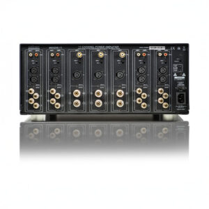 Rear view of 11-channel power amplifier.