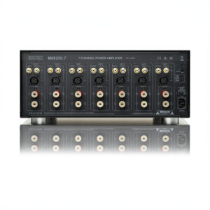 7-channel power amplifier rear view