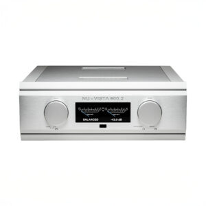 Nu-Vista 600.2 stereo amplifier front view