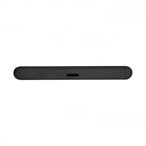 Black soundbar on white background