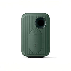 Green KEF LSX II LT speaker back view