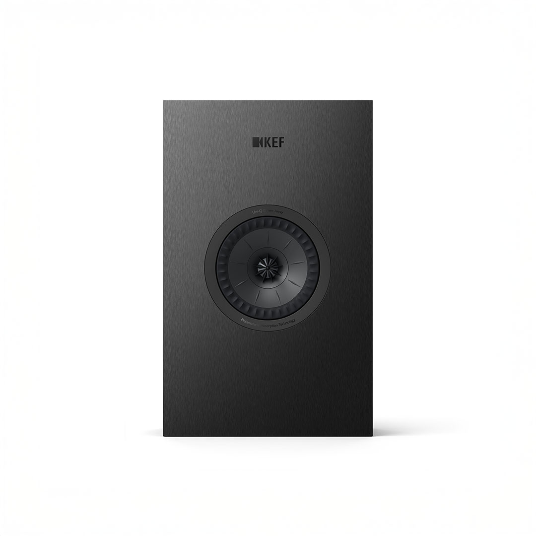 Black KEF speaker with Uni-Q technology