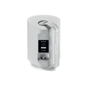focal-100-od6-white-product-image-4 Focal 100 OD6 outdoor speaker in white, rear view with connection panel