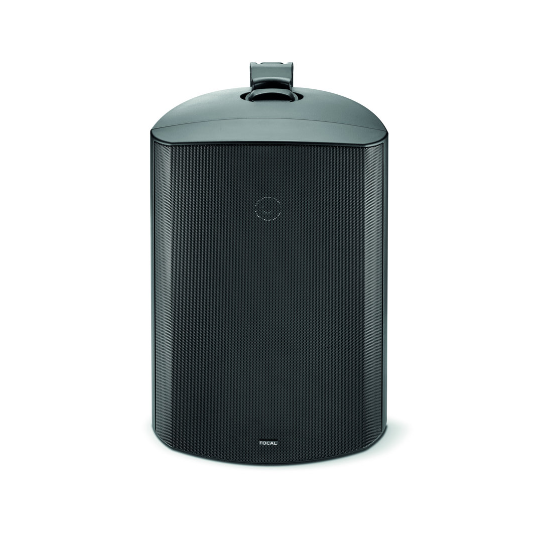 focal-100-od8-black-product-image-4 Focal 100 OD8 outdoor speaker in black, front view