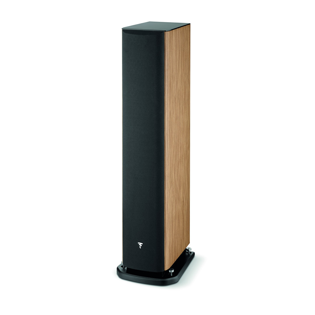 focal-aria-evo-x-n3-prime-walnut-product-image-2 Focal Aria Evo X N°3 floorstanding speaker in Prime Walnut with grille
