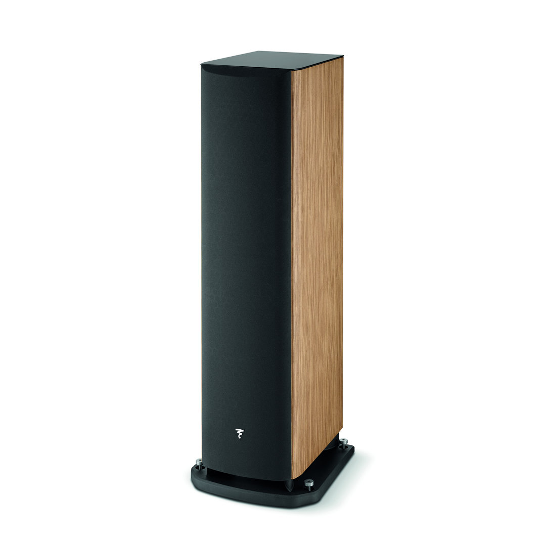 focal-aria-evo-x-n4-prime-walnut-product-image-2 Focal Aria Evo X N°4 floorstanding speaker in Prime Walnut with grille