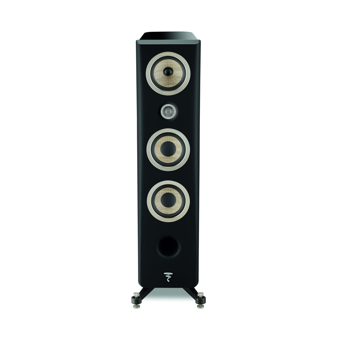 Focal Kanta N°2 floorstanding speaker in Black High Gloss, front view