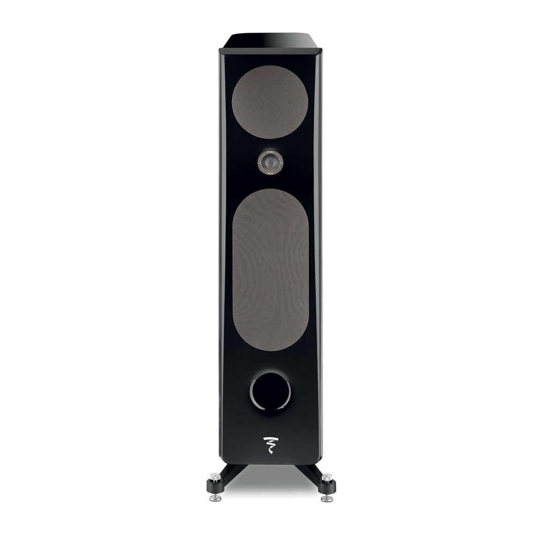 Focal Kanta N°2 floorstanding speaker in Black High Gloss with grille