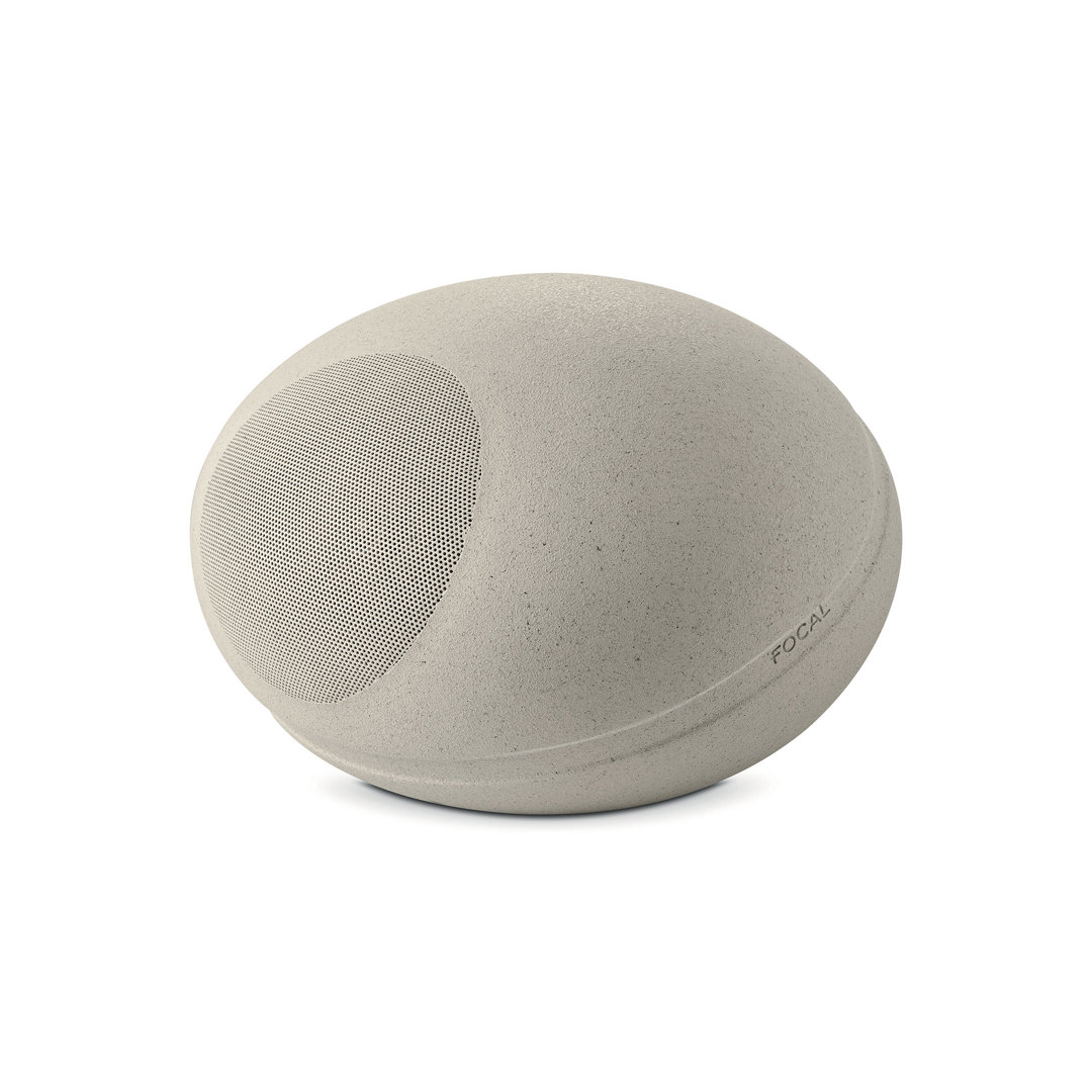 Focal Littora OD Stone 8 speaker in Limestone, top view