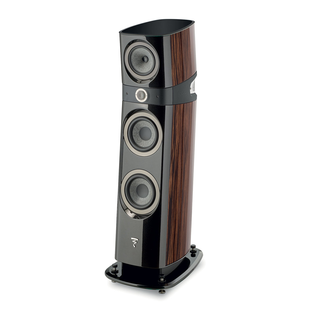 focal-sopra-n2-macassar-ebony-product-image-2 Focal Sopra N°2 floorstanding speaker in Macassar Ebony, front view