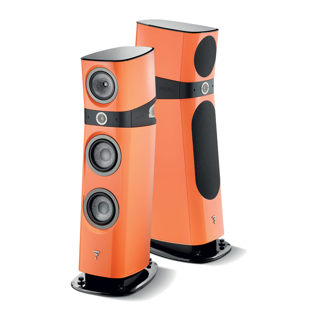 focal-sopra-n2-orange-high-gloss-product-image-2 Pair of Focal Sopra N°2 floorstanding speakers in Orange High Gloss