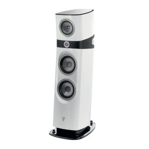 focal-sopra-n3-white-carrara-product-image-1 Focal Sopra N°3 floorstanding speaker in White Carrara, front view