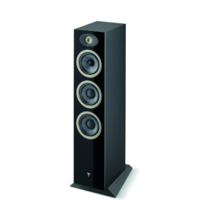 focal-theva-n2-black-high-gloss-product-image-2 Focal Theva N°2 floorstanding speaker in Black High Gloss, angled view