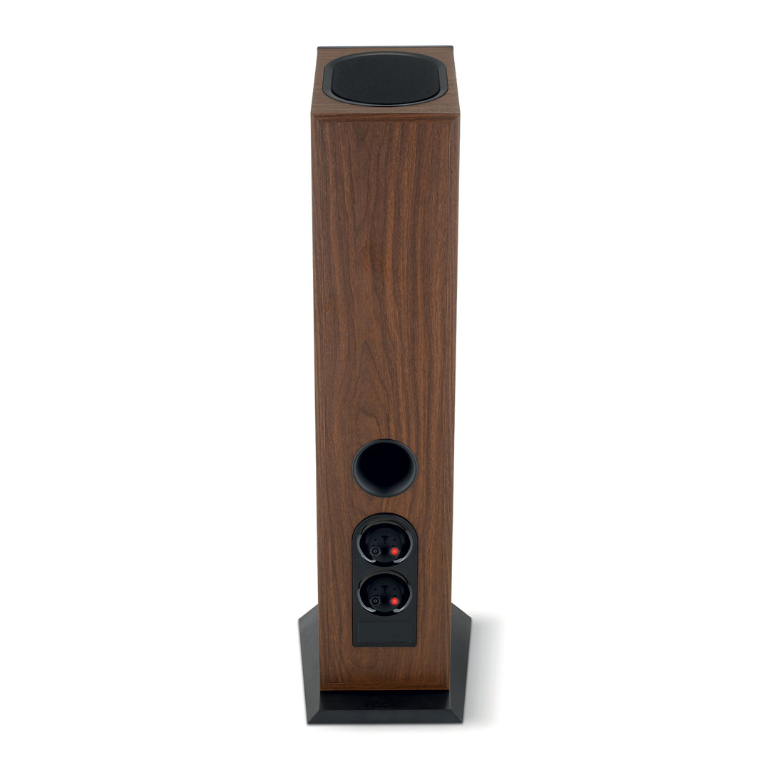 focal-theva-n3-d-dark-wood-product-image-4 Focal Theva N°3-D floorstanding speaker in Dark Wood, rear view