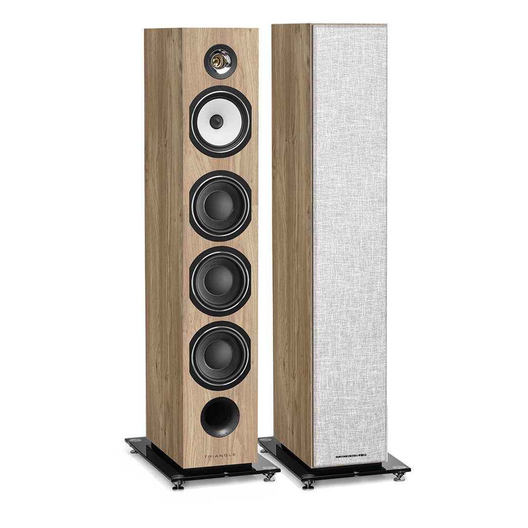 triangle-australe-light-oak-product-image-1 Pair of Triangle Esprit Ez Australe floorstanding speakers in Light Oak
