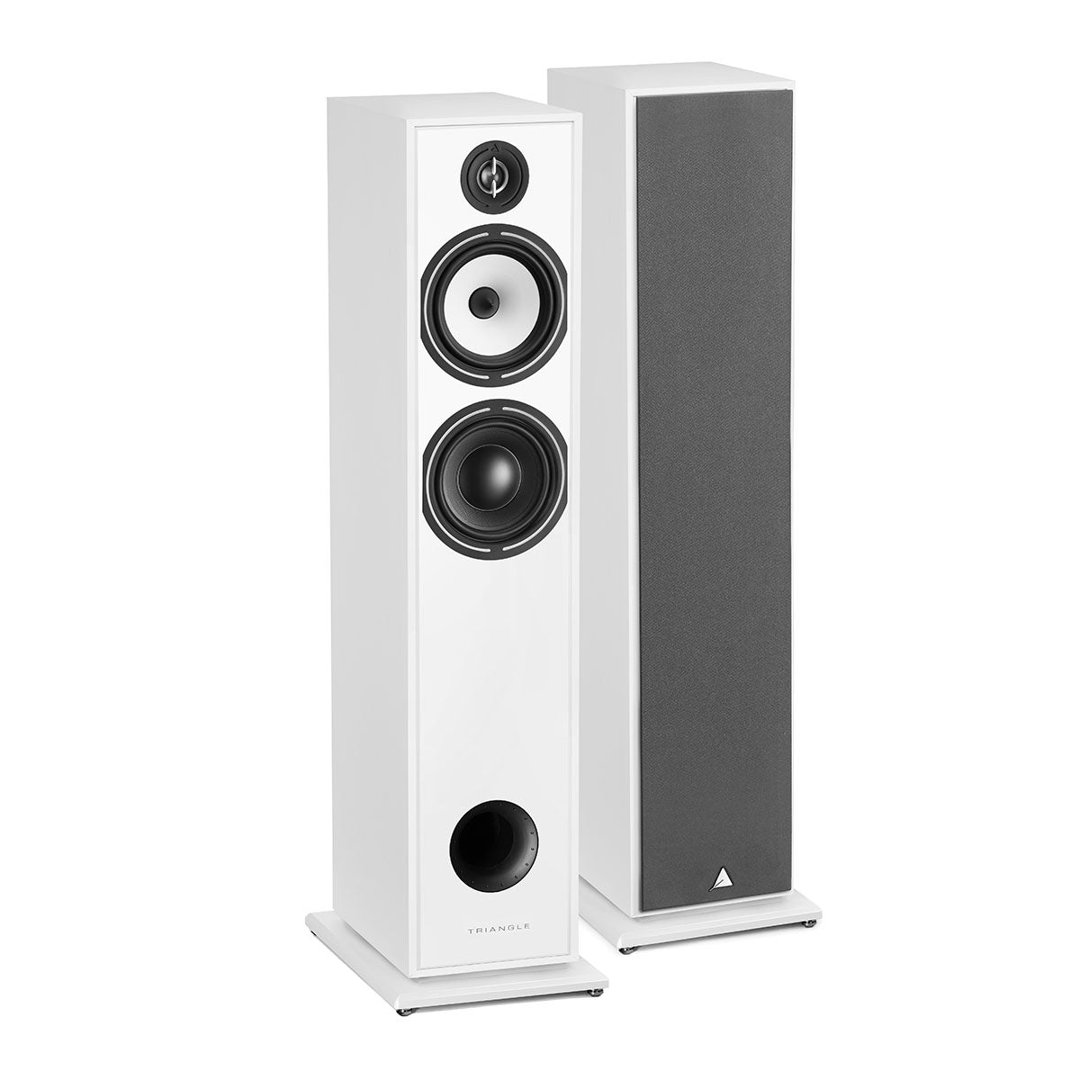 Pair of Triangle Borea BR07 floorstanding speakers in White