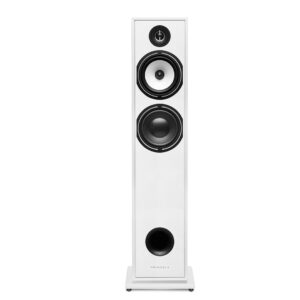 Triangle Borea BR07 floorstanding speaker in White, front view
