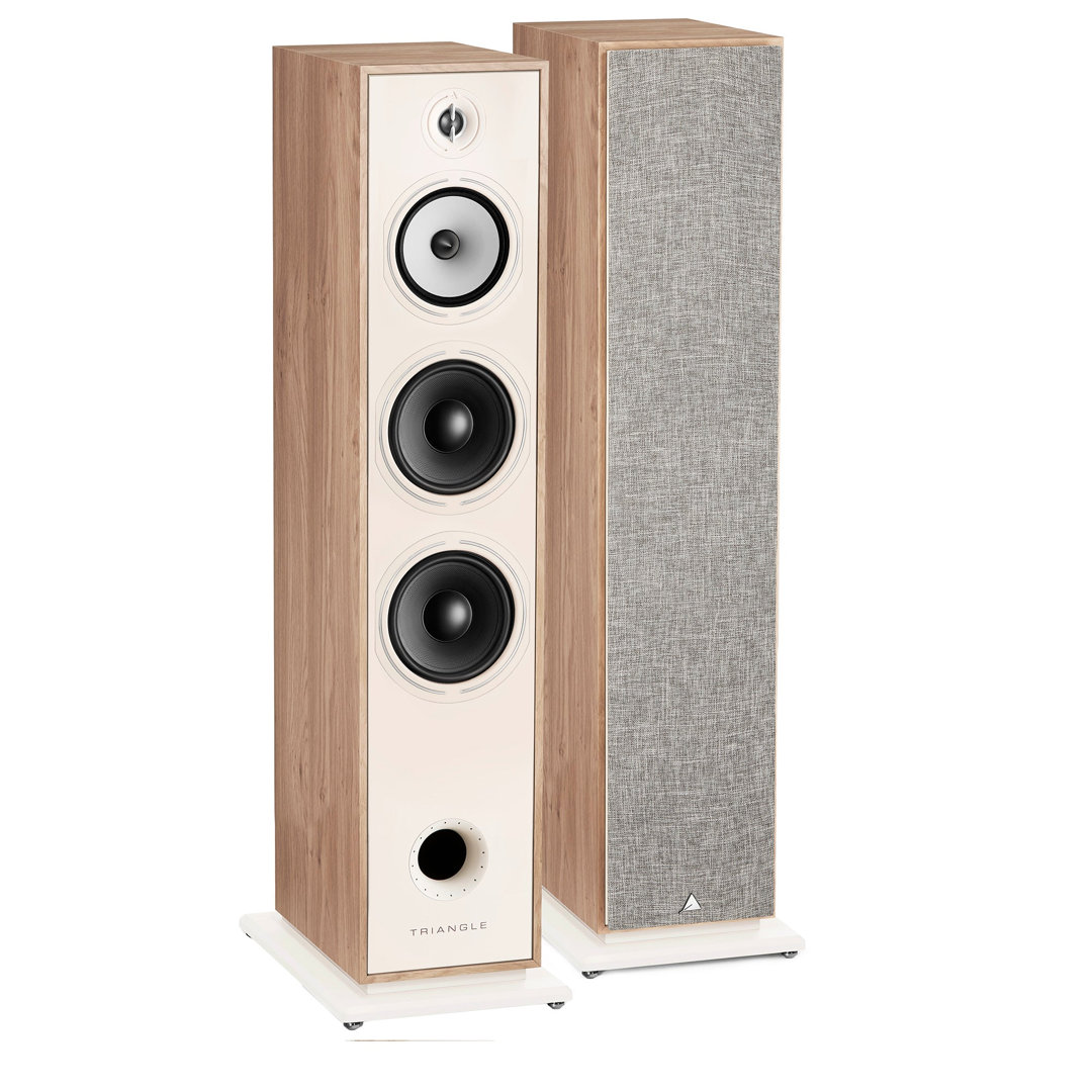triangle-br10-light-oak-product-image-1 Pair of Triangle Borea BR10 floorstanding speakers in Light Oak