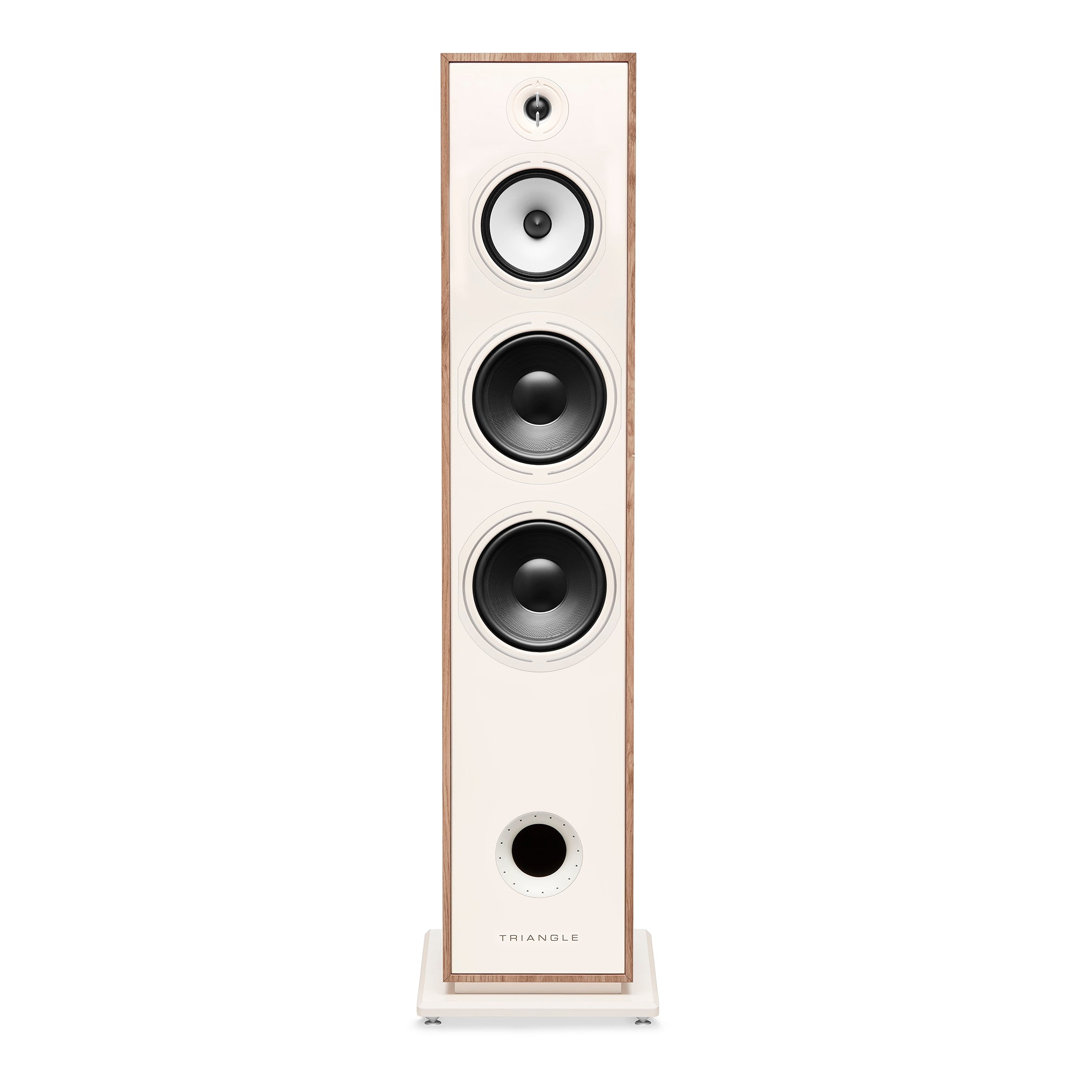 triangle-br10-light-oak-product-image-3 Triangle Borea BR10 floorstanding speaker in Light Oak, front view
