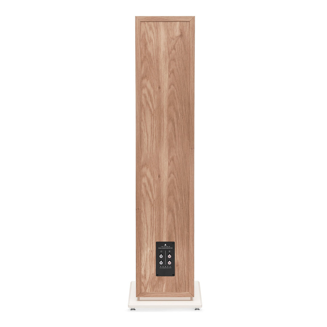 triangle-br10-light-oak-product-image-4 Triangle Borea BR10 floorstanding speaker in Light Oak, rear panel with connections