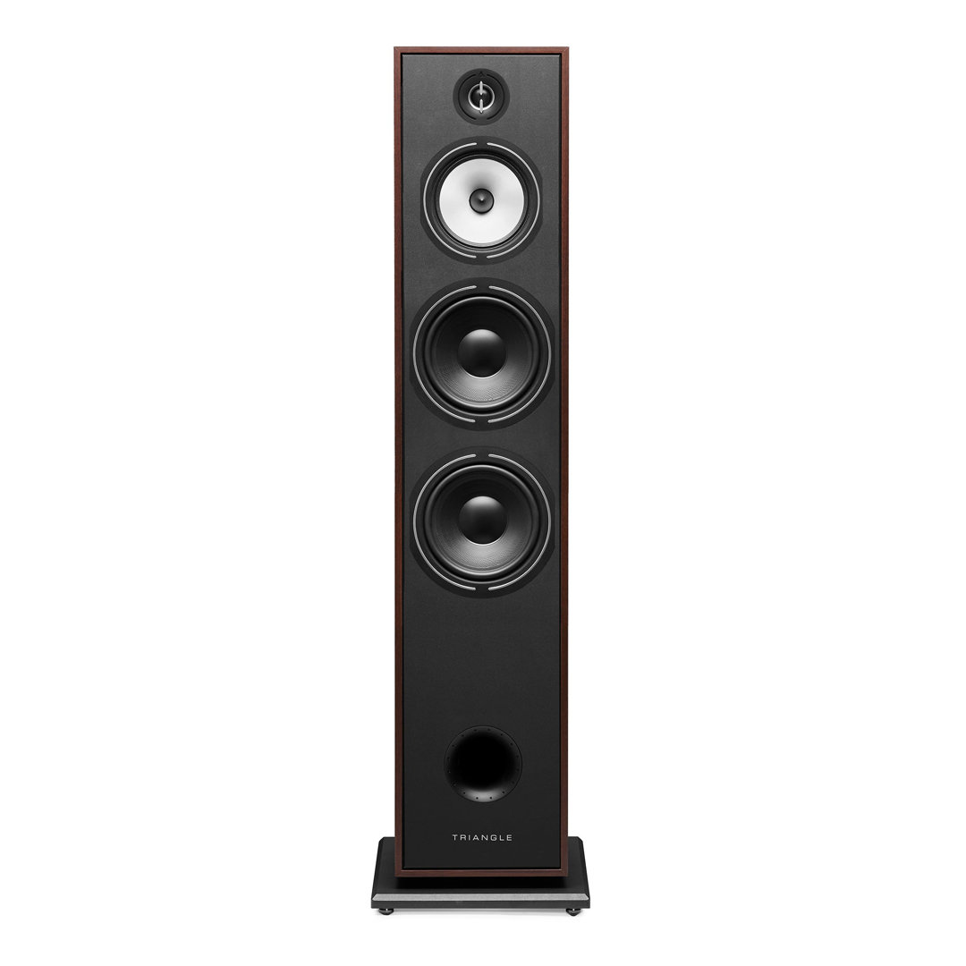 triangle-br10-walnut-product-image-3 Triangle Borea BR10 floorstanding speaker in Walnut, front view