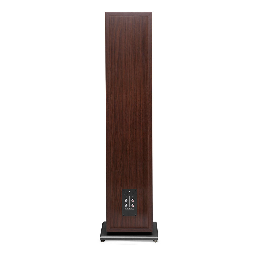 triangle-br10-walnut-product-image-4 Triangle Borea BR10 floorstanding speaker in Walnut, rear panel with connections