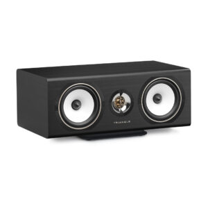 triangle-solstice-c3-black-ash-product-image-1 Triangle Solstice C3 centre speaker in Black Ash, front view
