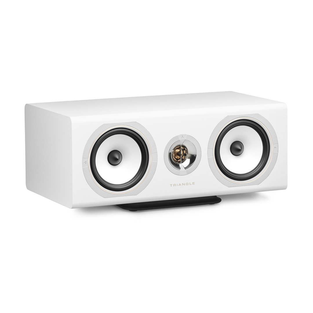 Triangle Solstice C3 centre speaker in White, front view