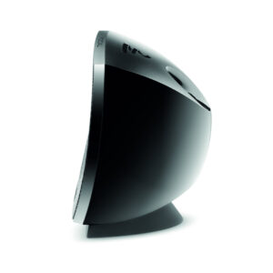 Sleek Focal high-end speaker on stand